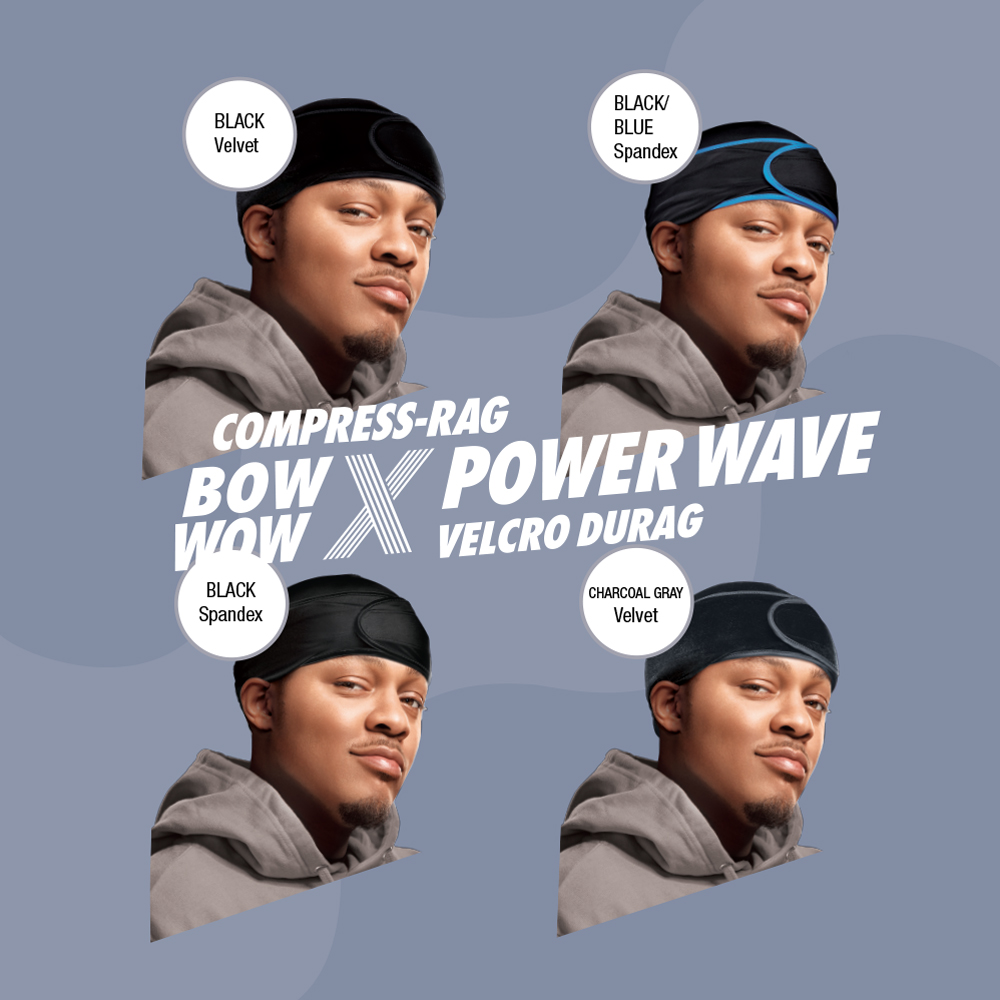 RED BY KISS BOW WOW EDITION COMPRESS-RAG POWER WAVE DURAG - VELCRO [HD ...