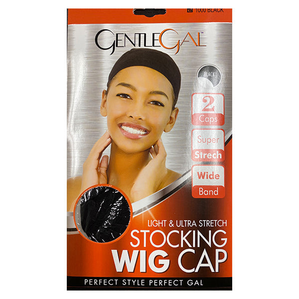 GENTLE GAL STOCKING WIG CAP BLACK [1000 BLK] – Hairsisters